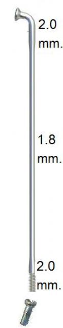 Spake 14-258 rostfritt stål lopp 14 15 dB