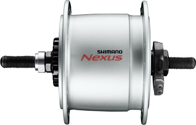 Shimano Fun Hub Dub-Dynamo Fejl sølv DH-C6000 Blister