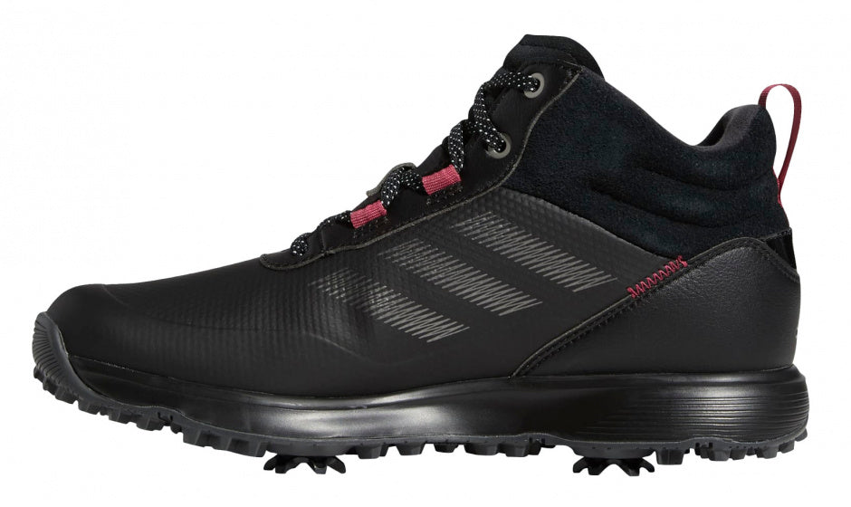 Adidas Golfschuhe S2G Mid-Cut Ladies Leder Black Pink MT 36 2 3