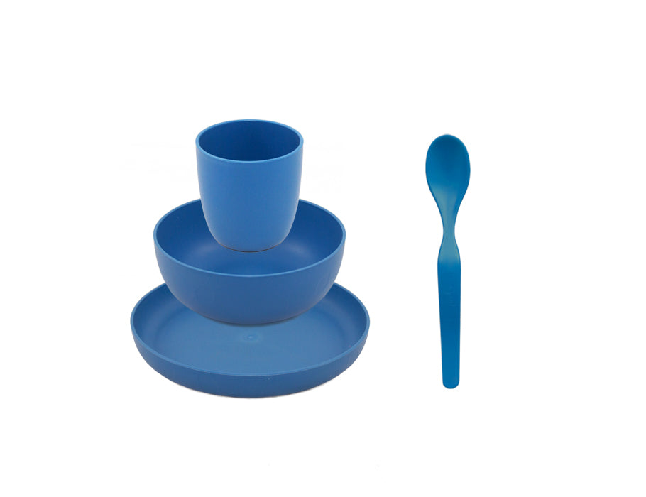 Ajaa Servies Geschenkset Bioplastic Blauw