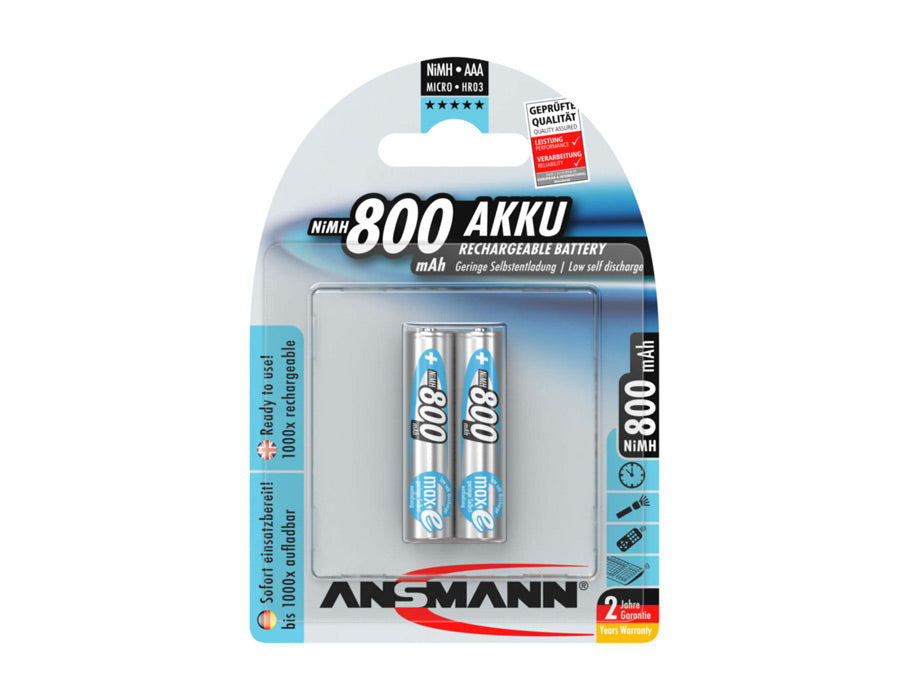 Ansmann baterie nimh baterie micro AAA 800 mAh 2 kusy