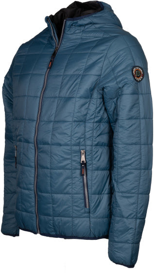 Arbaer Aaron gepolsterte Jacke Männer Jeans Blau Größe l
