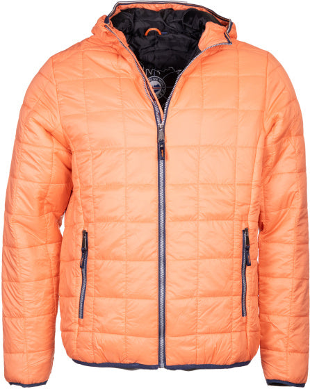 Arbaer Aaron gepolsterte Jacke Herrenkorallenorange Größe 3xl
