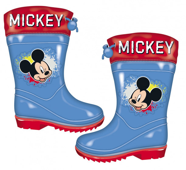 Arditex Regenstiefel Mickey Mouse Junior PVC Blau Rot Größe 30