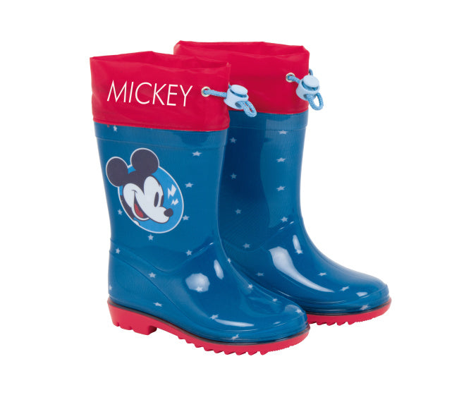 Arditex Regenstiefel Mickey Junior PVC Dunkelblau Rot Größe 28