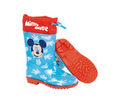Arditex Regenstiefel Mickey heute Junior PVC Textile Hellblau Rot Größe 30