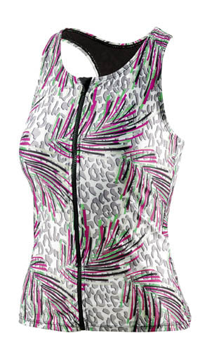 Beco Tanktop Beiit Ladies C-Cup Polyamid Elastane Pink Green MT 36