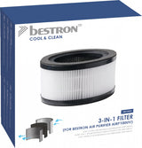 BESTRON Air Filter Airp100uv 3-in-1-Weiß