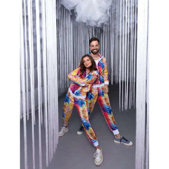 Boland Disco Babe Tracksuit Ladies Multicolorgröße m