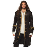 Boland Pirate Jacke Männer Polyester Schwarz Gold Größe 50