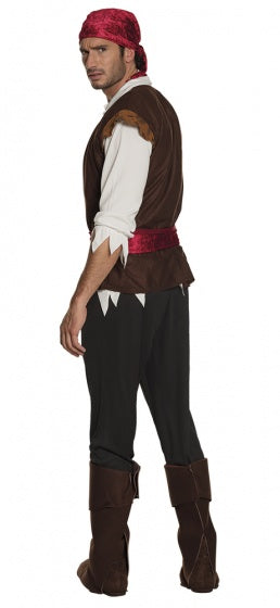 Boland Dress Up Pirate Thunder Heren Bruin Größe 54 56