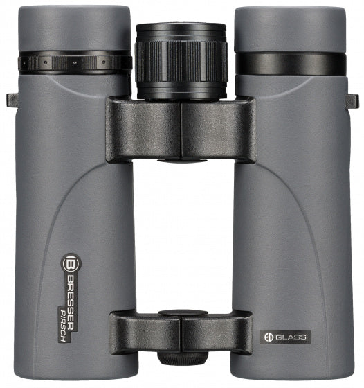 Bresser Pirsch ed 10x34 Fernglas mit Fasecoating Grau