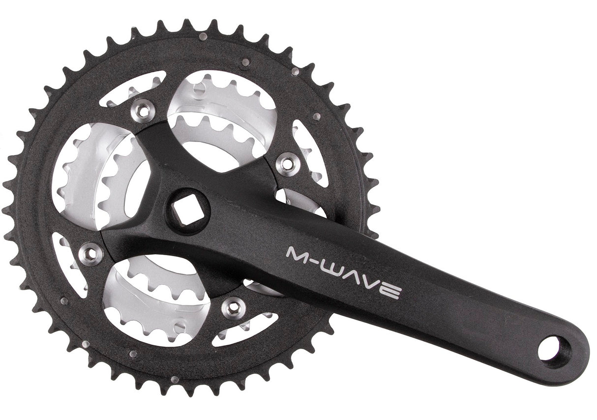 M-Wave M-wave crankset 22 32 44t 170mm 8-9 speed zwart