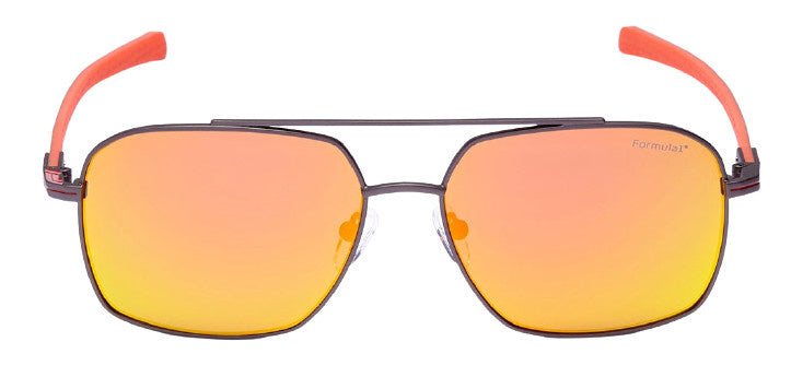 Formel Sonnenbrille Unisex Square Katze. 4 Orange
