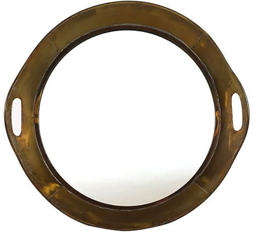Hi-Point Daniek l Wandspiegel um 60 x 57 cm Nickel Gold