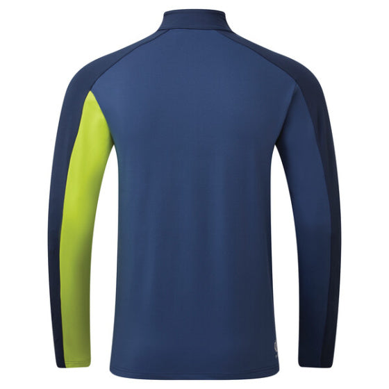 Dare 2b Longsleeve deuten die polyesterblauen Limettengröße von Männern ab xs