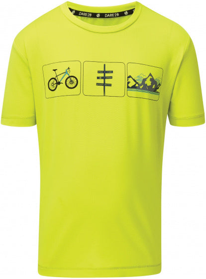 Wagen Sie 2B T-Shirt Richtige Junior Polyester Limettengröße 140
