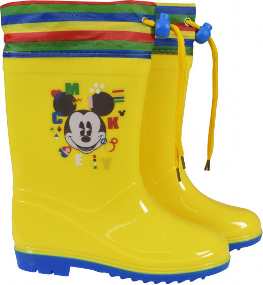Disney Rain Boots Mickey Mouse Junior PVC Gelb Größe 28-29