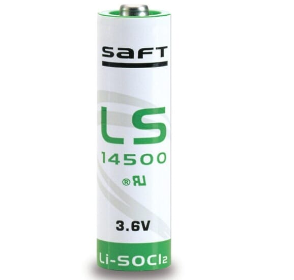 SAFT LI-SOCL2 LS14500 CFG 3.6V AA Batterie 2,6AH