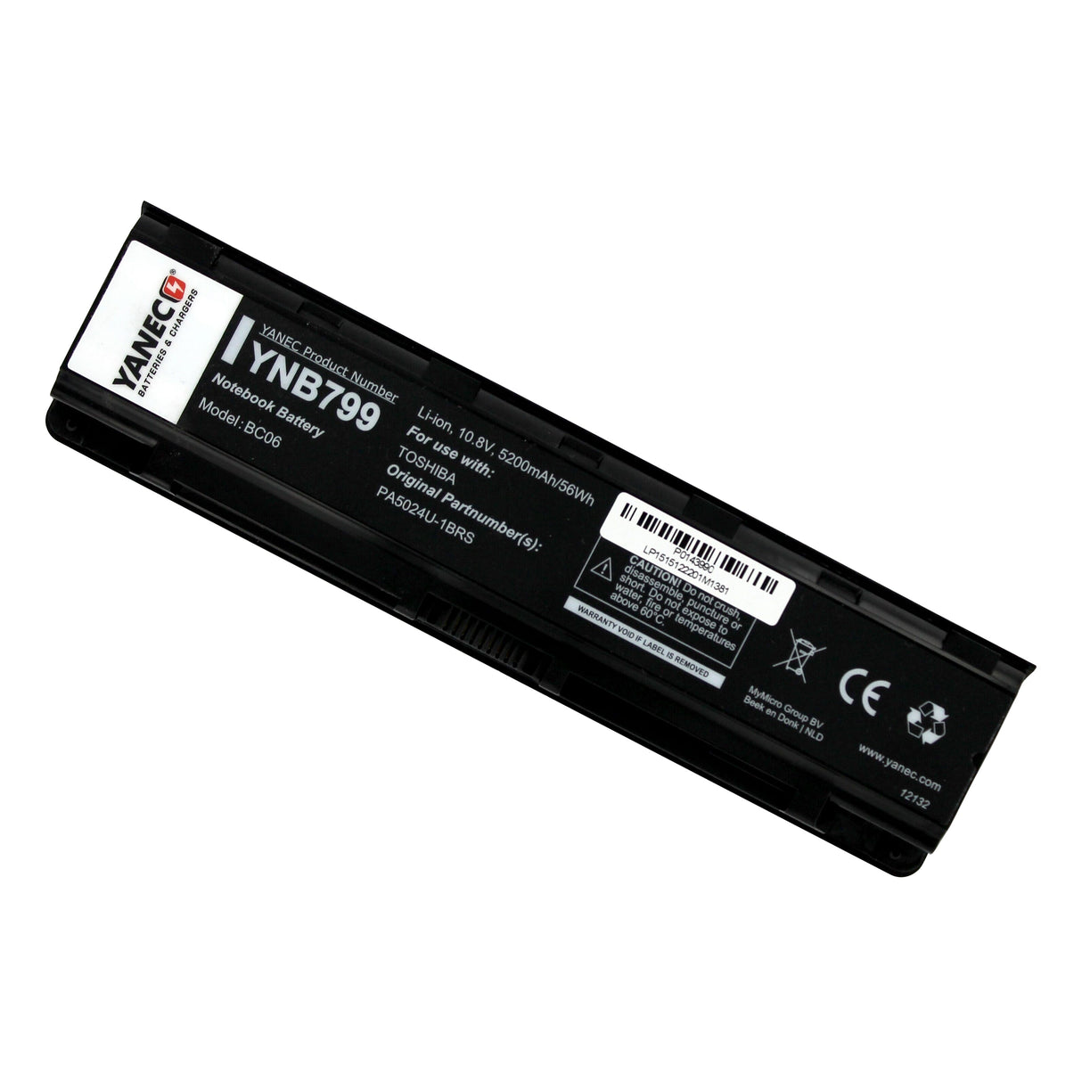 Batteria per laptop Yanec 5200Mah