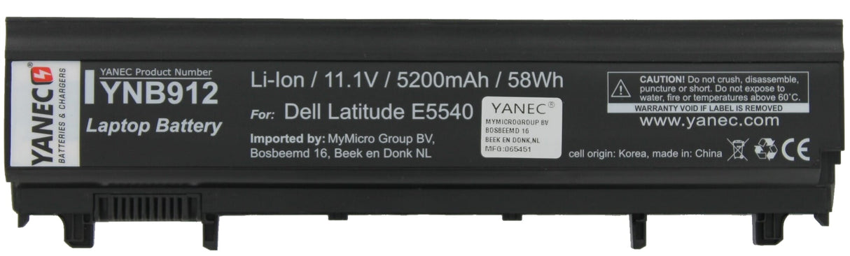 Yanec Laptop -Batterie 5200mah