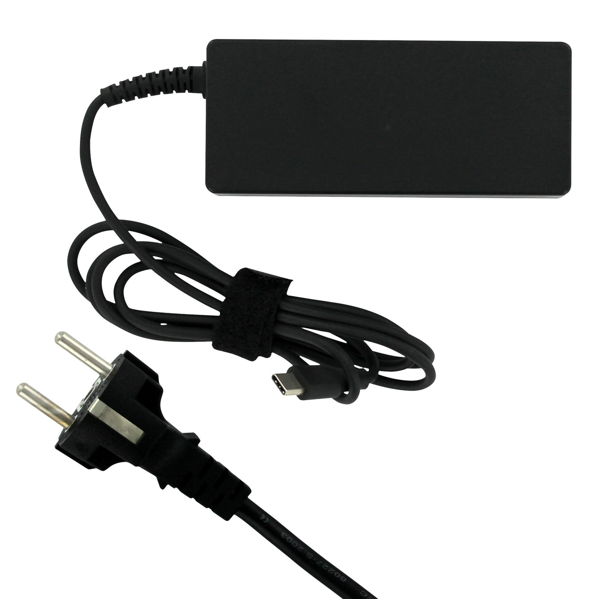 Ersatzlaptop USB-C-Adapter 65W Schwarz