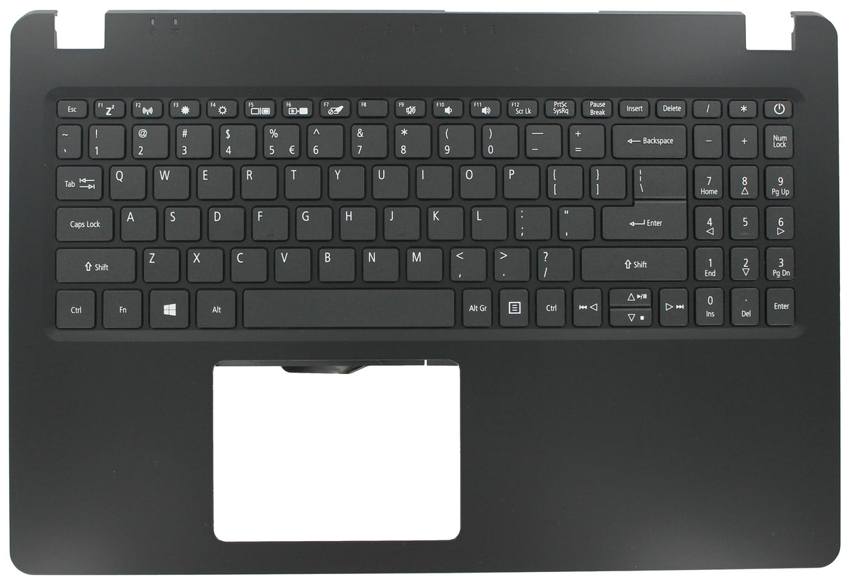 Acer Laptop Keyboard Qwerty US + Top Cover schwaarz