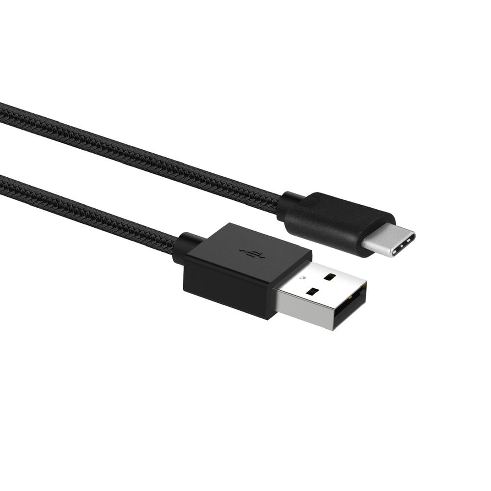 Agir USB-A mâle à USB-C Male Charge et Sync Cable 1M Nylon