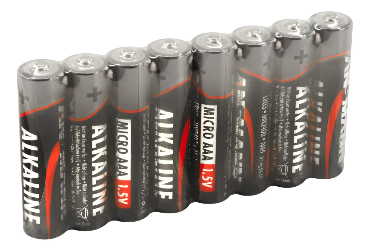 Ansmann Alkaline Battery Micro AAA LR03 8 PCS. Krympet film