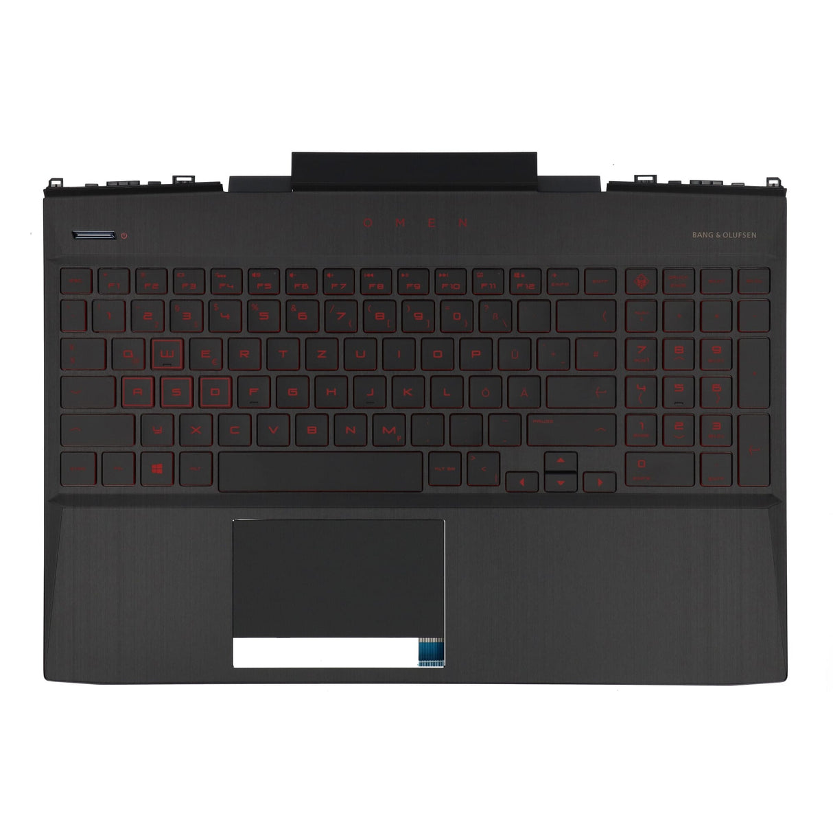 HP Laptop Keyboard Qwertz de + Top Cover, Backlight