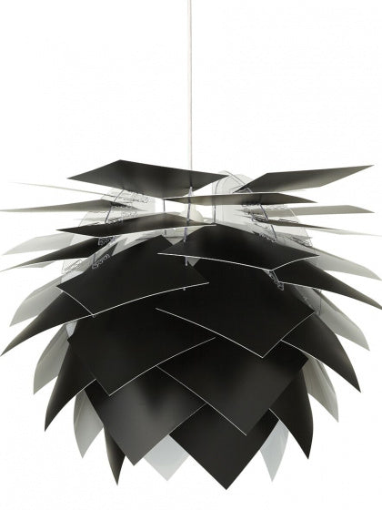 Dyberg Larsen Hanging Lampe Ananas groß 75 cm Acryl 60W Schwarz