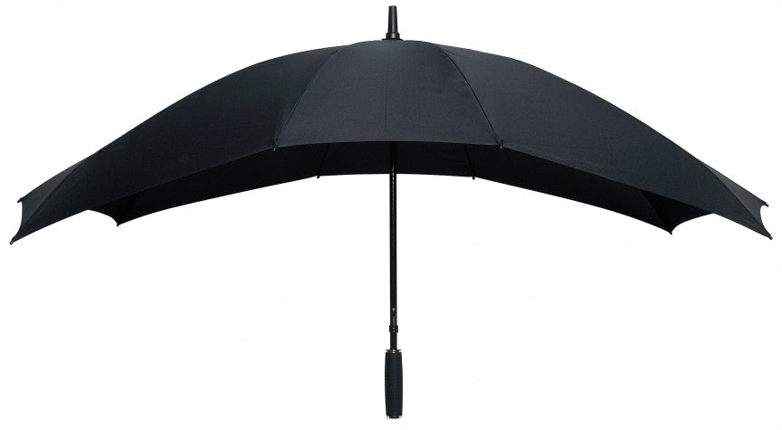 Falcone Duo Regenschirm mit Handöffnung 148 cm Schwarz