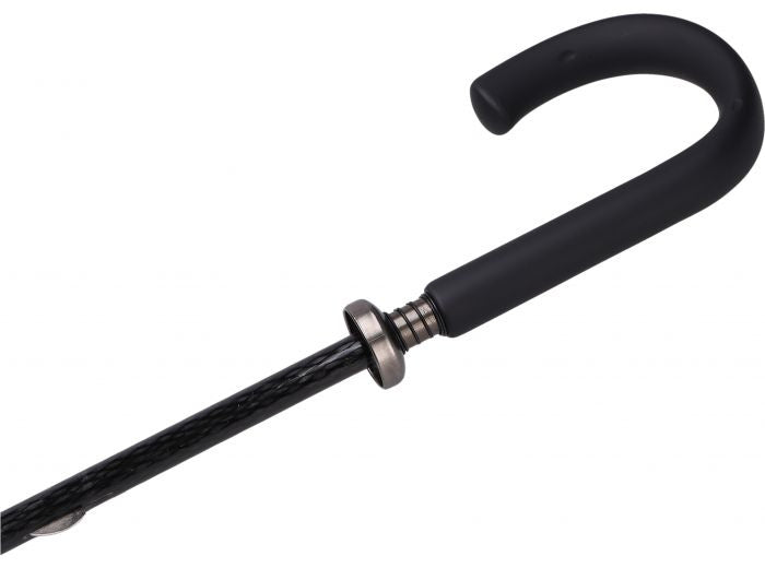 Falcone Regenschirm Windschutz 120 cm Polyesterschwarz