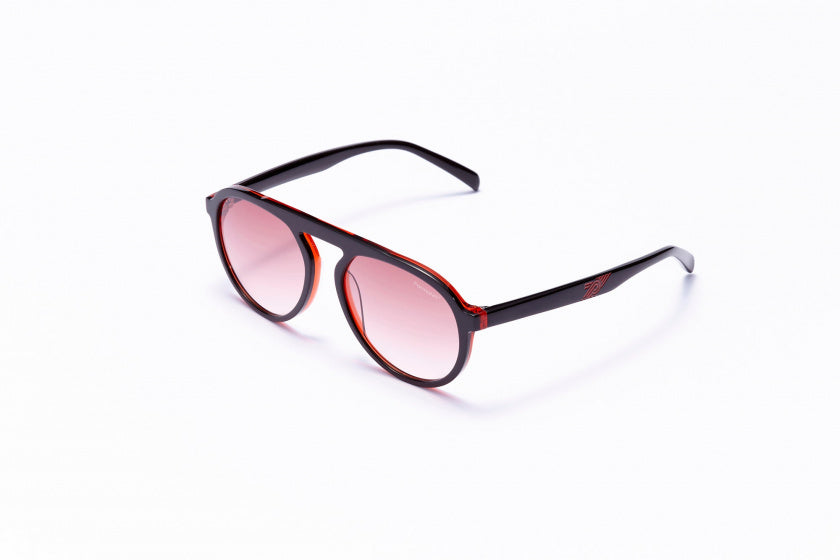 Formel Sonnenbrille Unisex Pilot Cat.4 Schwarzes Lichtrosa