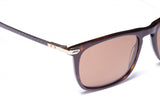 Formel Sonnenbrille Unisex rechteckige Katze.4 braun