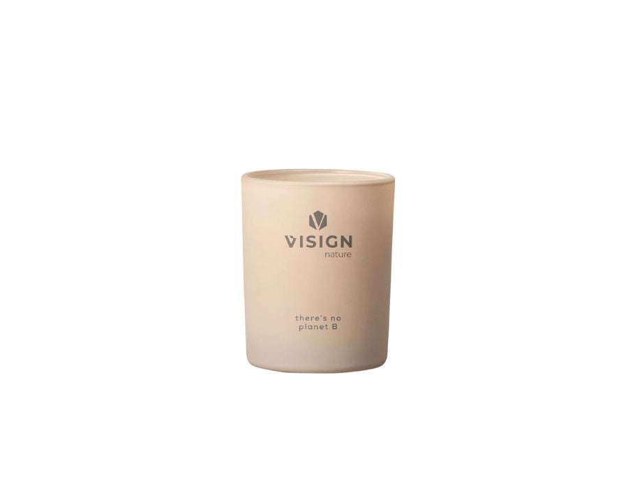 Visign Nature Sentor Candle Glass ingen planet b