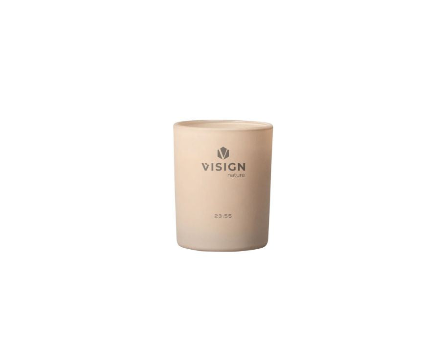 Visiign Nature Scented Candle Glass Det är fem till tolv