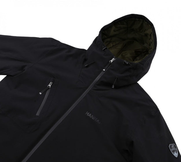 Hannah Outdoorjas Derk Herren Polyester -Anthrazitgröße xxl