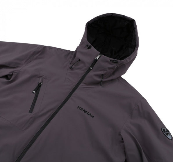 Hannah Outdoorjas Derk Herren Polyestergrau Größe xxl