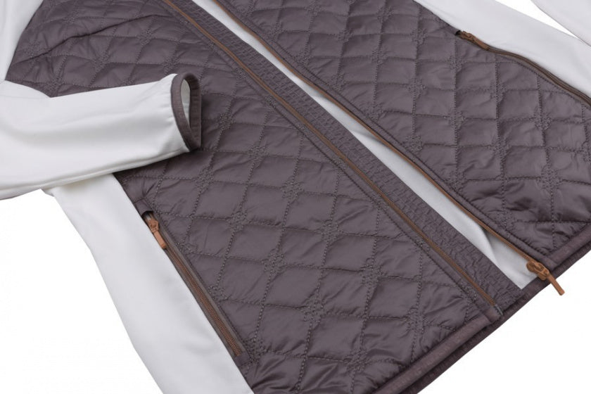 Hannah Outdoorvest Elsa Ladies Polyester Weiß grau Größe 42