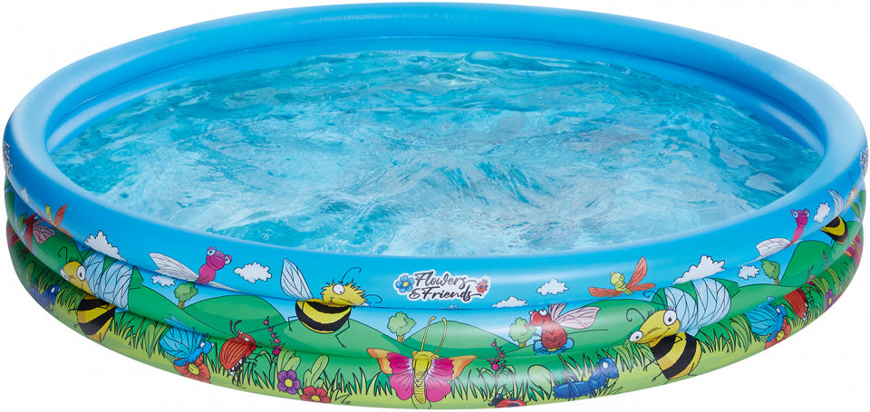 Glückliche Menschen aufblasbarer Pool 178 x 30 cm blau
