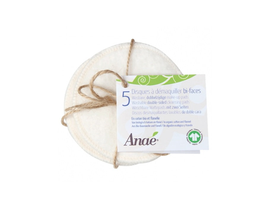 Anae waschbare Make-up-Discs Bio-Cotton 5st