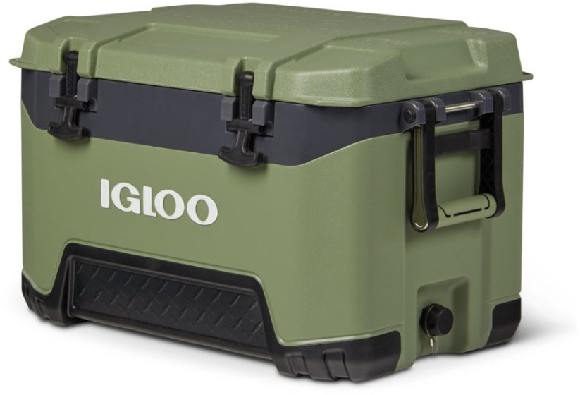 Iglu 52 Cool Box für Bau 49 Liter Armeegrün schwarz