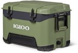 Iglu 52 Cool Box für Bau 49 Liter Armeegrün schwarz