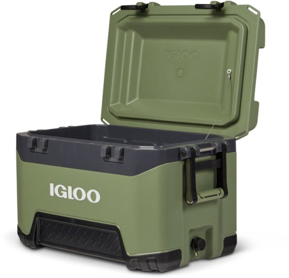 Iglu 52 Cool Box für Bau 49 Liter Armeegrün schwarz