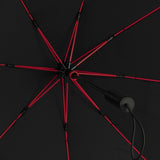 Impliva stormaxi stormpaplu 100 cm Polyester schwarz rot