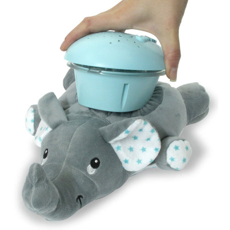 Jamara Dreamy Elephant Night Lampe 32 cm graublau
