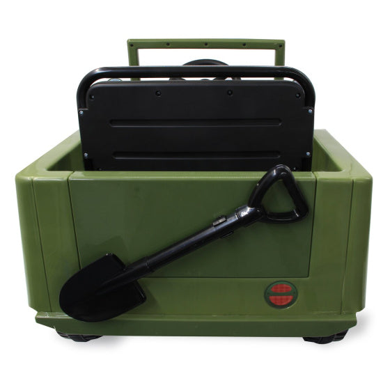 Jamara Willys MB Jeep 12V Batteriefahrzeug Armee Grün grün