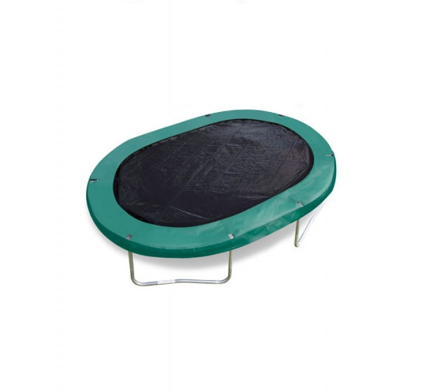 Jumpking -Trampolinabdeckung schwarz oval 3,05 x 4,57 Meter