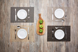 Kitchencraft -Placemat Metallic 30 x 45 cm PVC Gold Anthrazit
